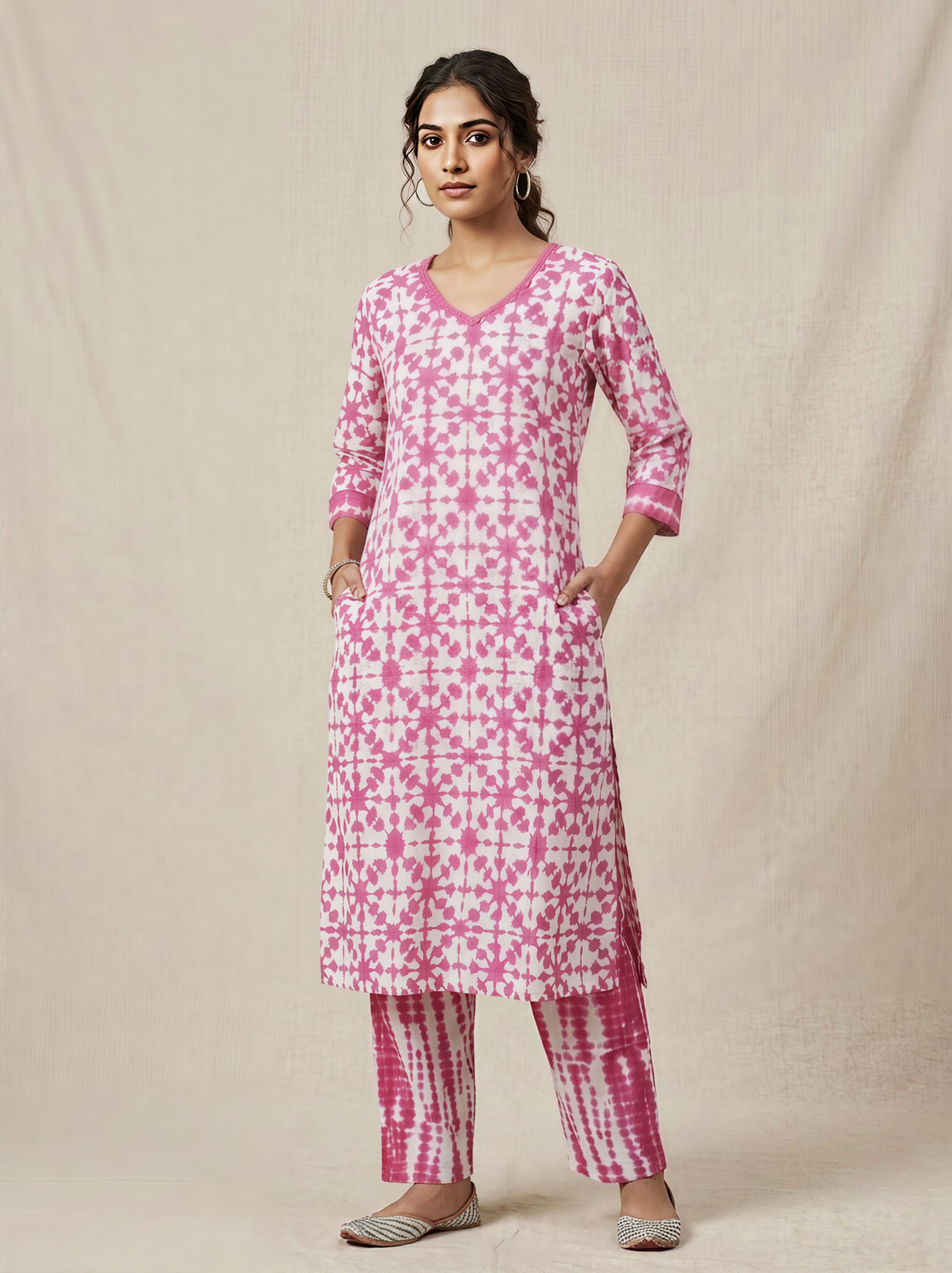 The Rose Bloom- Pink Co-ord Set