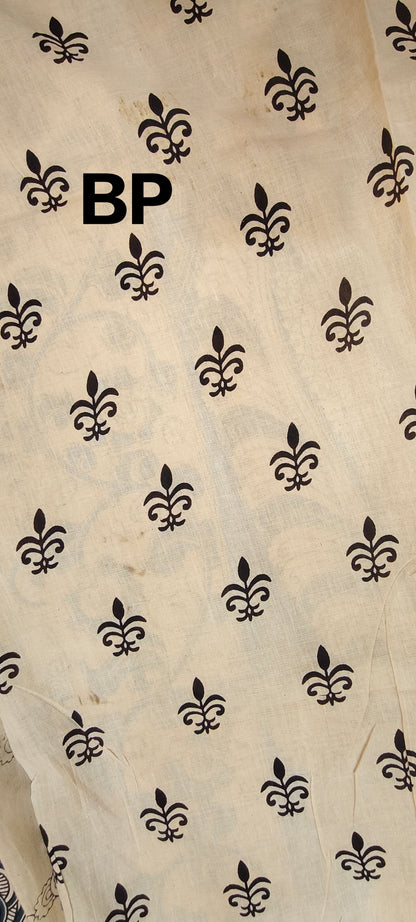 Shyam-Bahar (Dark Teal Kalamkari Saree)
